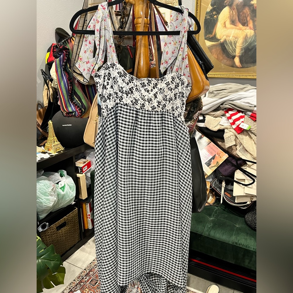 Vintage Patchwork Squared Neckline With Shoulder … - image 6